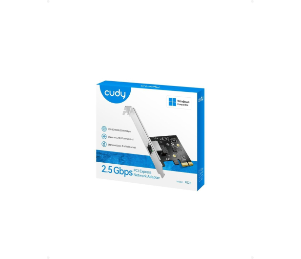 Cudy PE25 (100/1000/2500Mbit) - 1110348 - zdjęcie 2